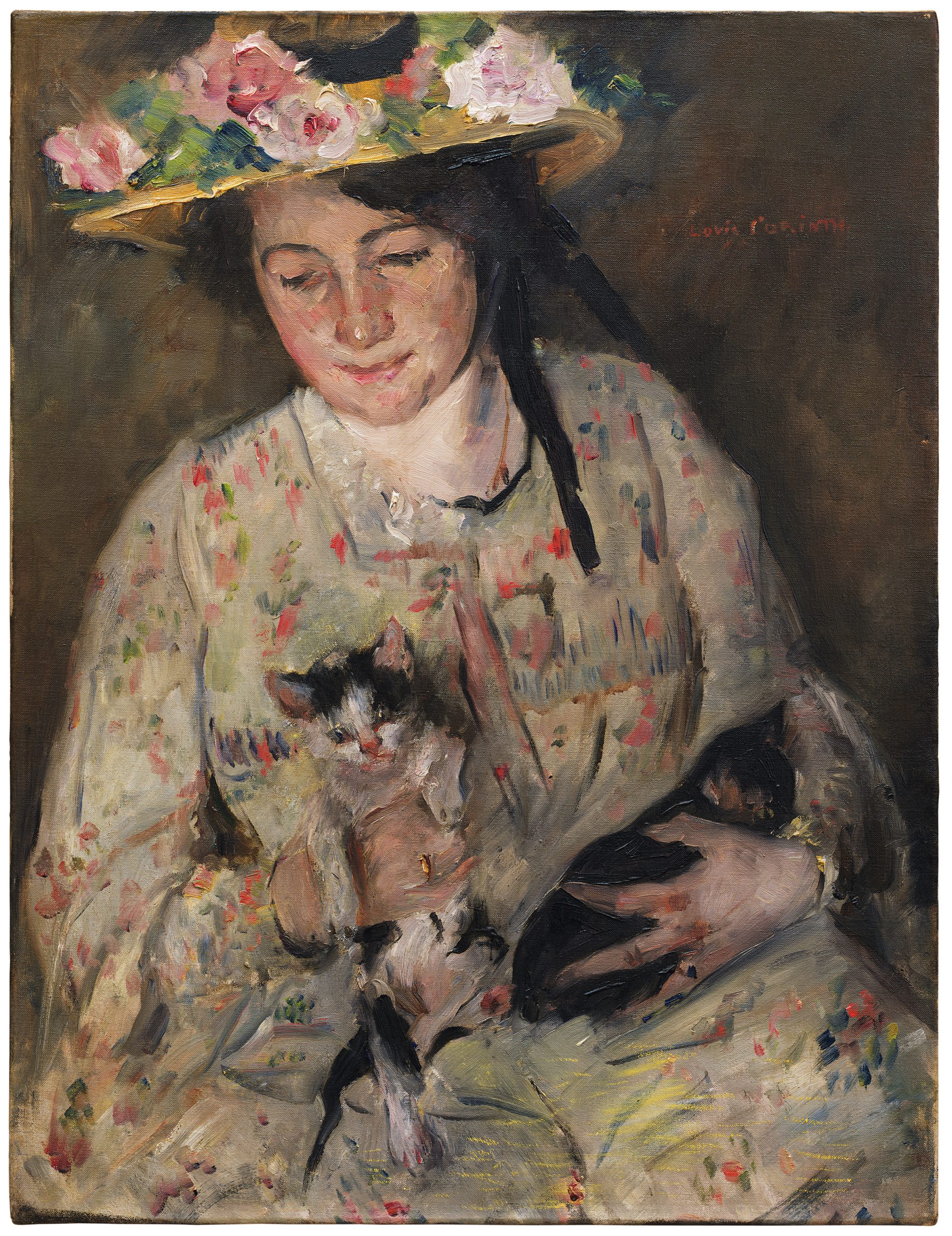 Junge Frau mit Katzen (Charlotte Berend-Corinth)